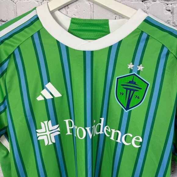 Seattle Sounders FC adidas 2024 The Anniversary Kit Authentic Jersey Size M - Picture 3 of 10
